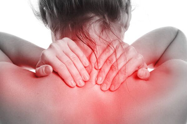 Osteochondrosis neck pain symptoms
